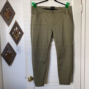 Celebrity Pink Stretchy Green Jeans Plus Size 20